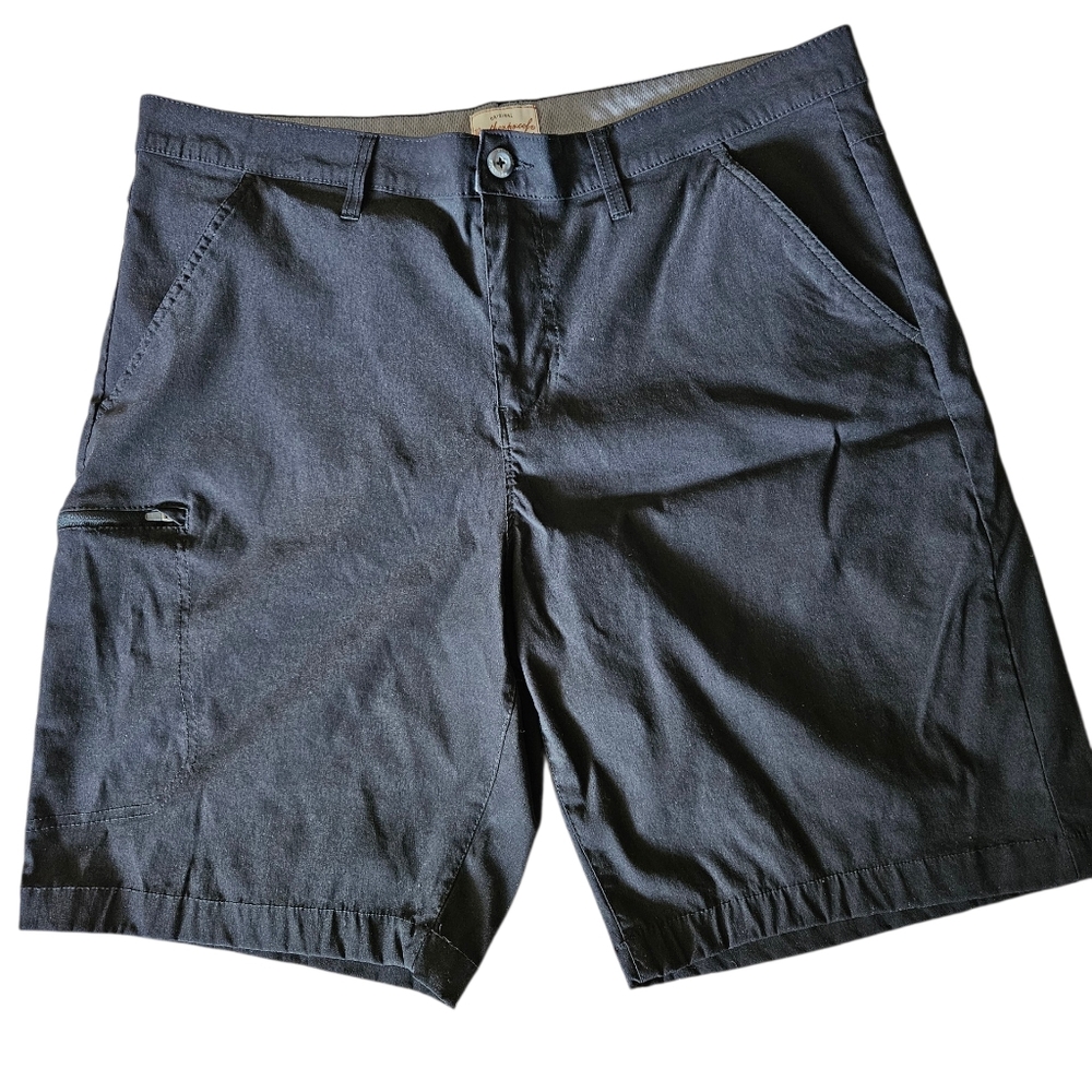 Men's Black Weatherproof Vintage Brand Tech Shorts,  Waist 40